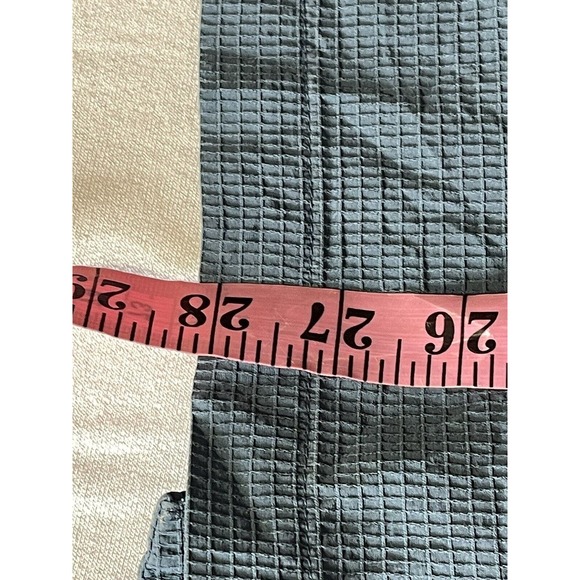 Poeta Moda Italy Mens Button Up Silk Blue Short Sleeve Shirt Sz Large - Picture 6 of 6